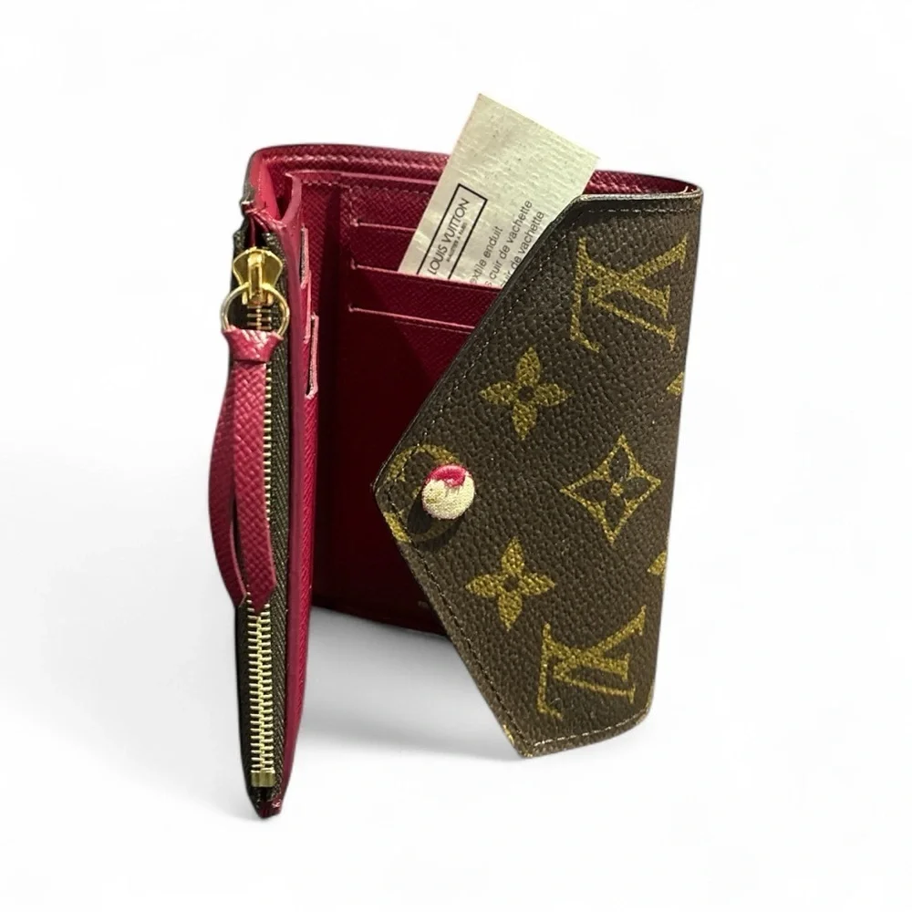 Louis Vuitton Brown and Gold Monogram Wallet